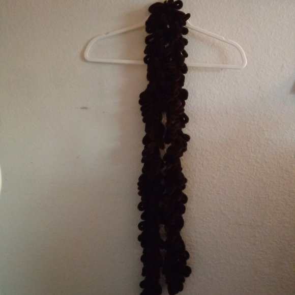 Brown Loop Scarf - Picture 7 of 8